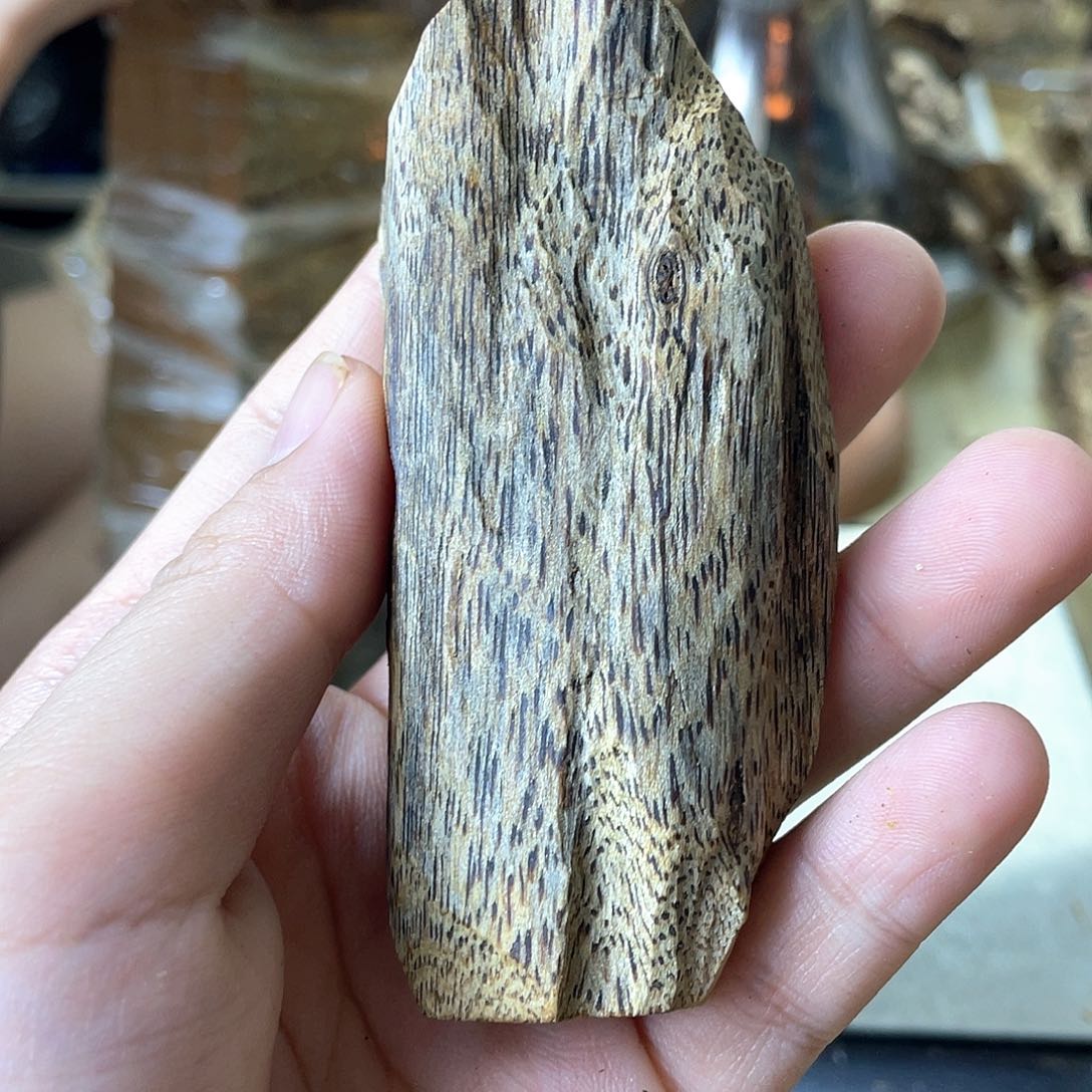 木绿奇楠原材料虫漏29克