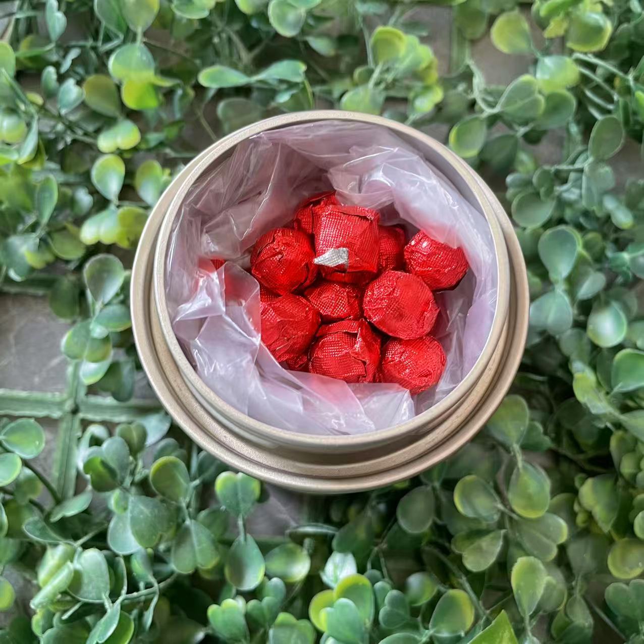 雨腾古茶 红R惊T“小GG”全T聚N环77g/罐 （9月23）