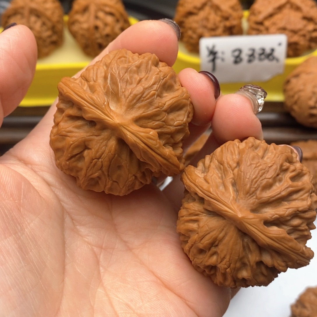 把件文玩核桃43尺金麒麟