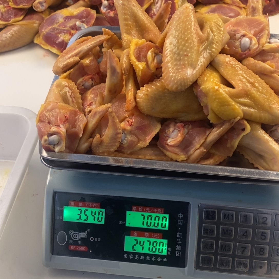 30天中国大陆包装鸡翅200