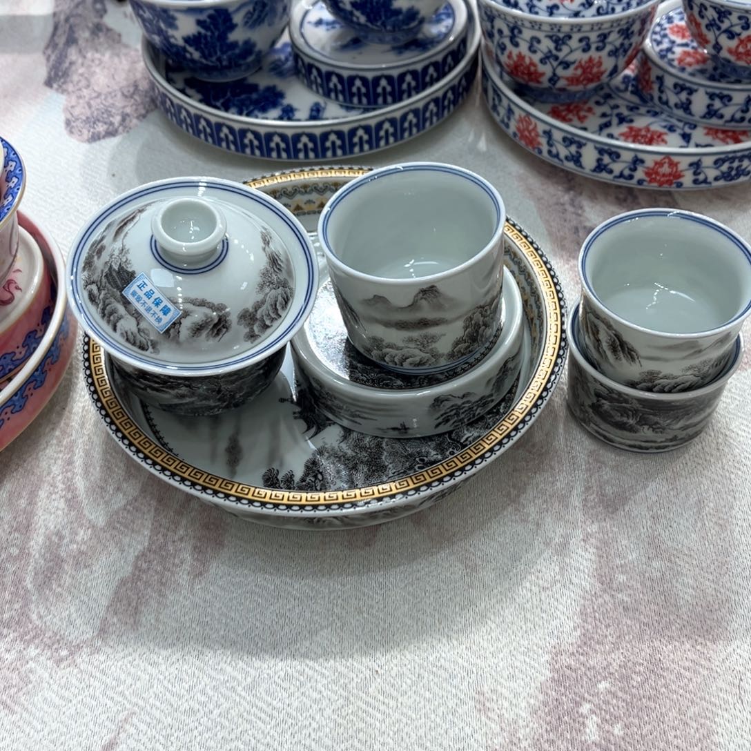 盖碗陶景德镇陶瓷工厂福利价