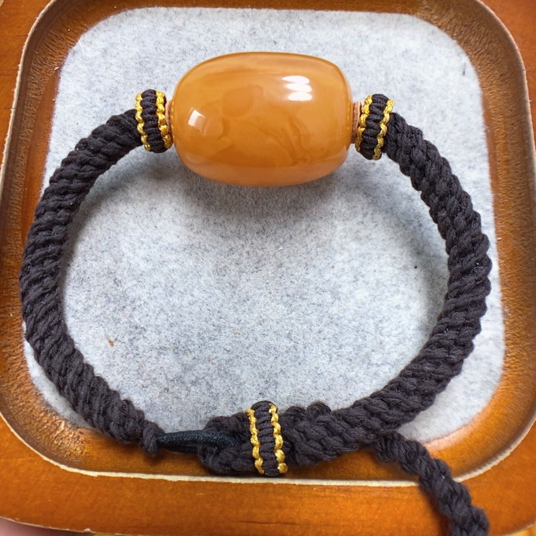 蜜蜡手串未镶嵌蜜蜡