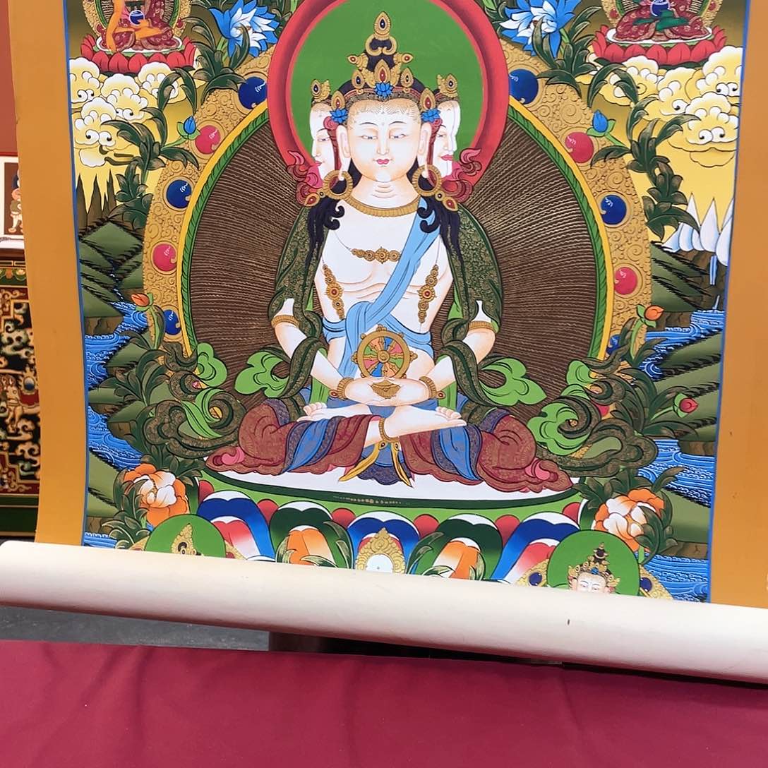 装裱画60×80纯手绘大日