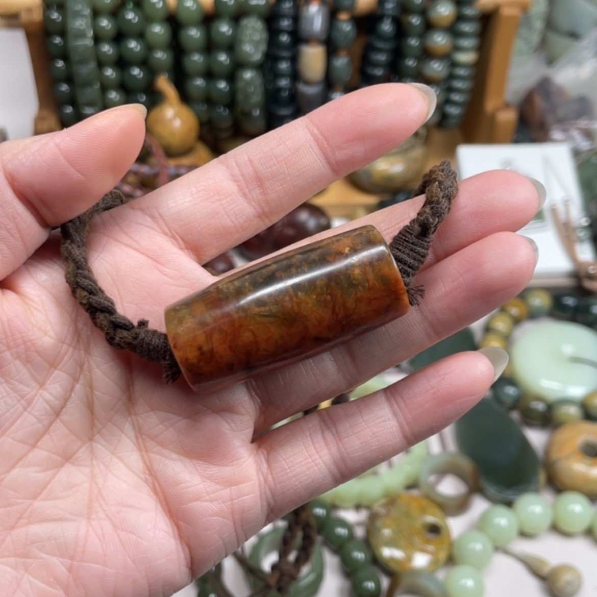 【闪购商品】岫岩河磨玉（透闪石质玉）挂件未镶嵌