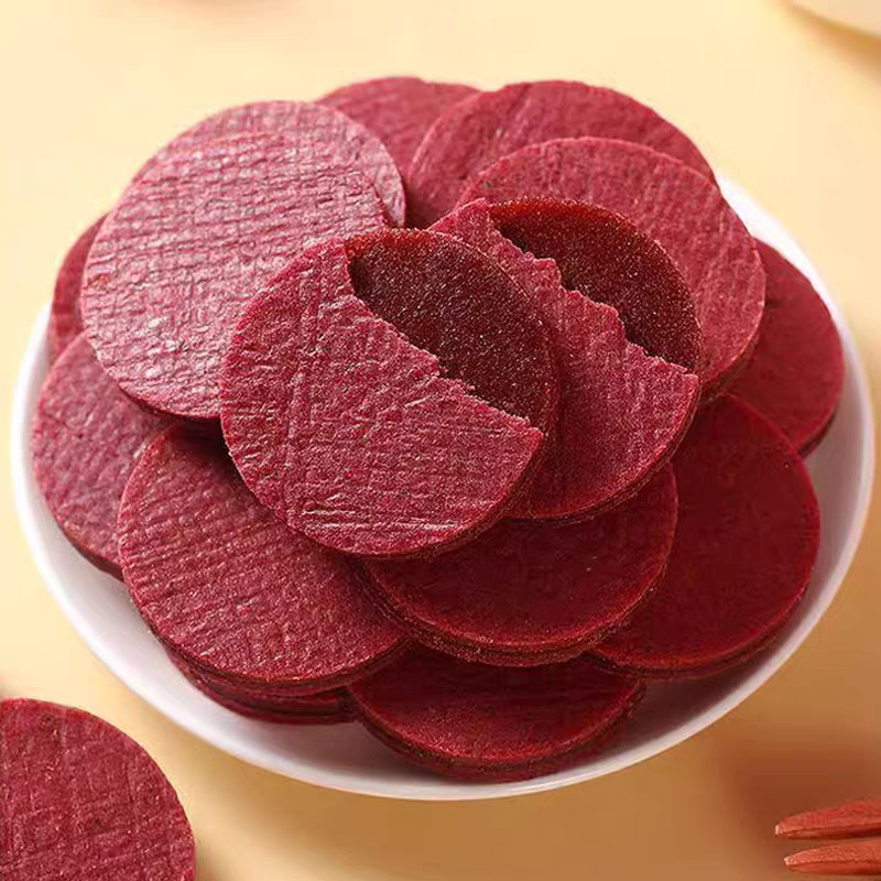 500g蓝莓桑葚山楂片夹心山楂片独立小包装酸甜休闲零食小吃儿童