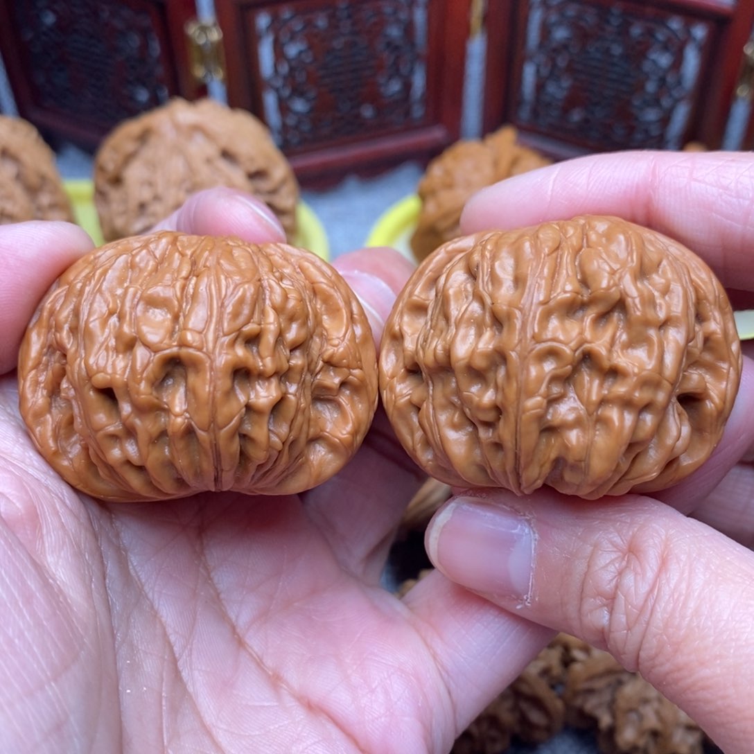 文玩核桃把件毕业绝配山地磨盘42尺