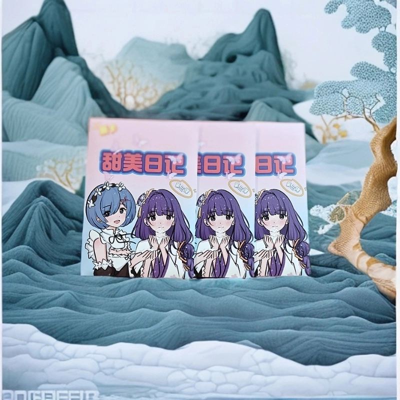 【霸气抬箱】 《甜美日记》第三弹 二次元拆卡典藏卡纸质卡牌潮玩盲盒