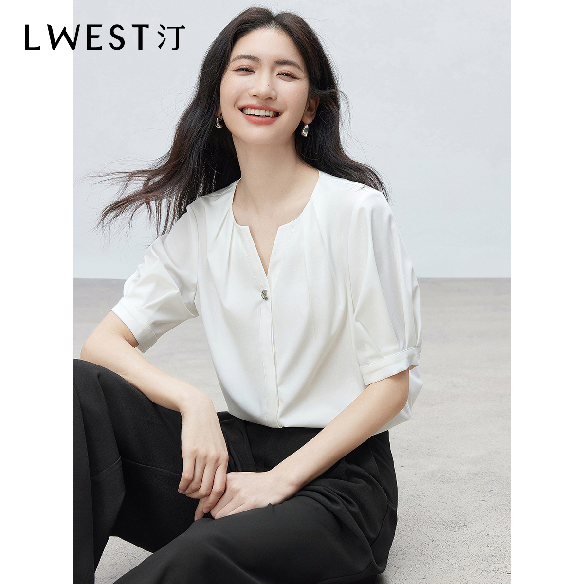 【茉茉专属】朗文斯汀高级感气质显瘦法式设计感上衣DTYC5204A18489
