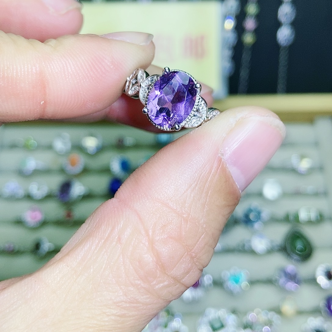 【闪购商品】未镶嵌戒指紫晶