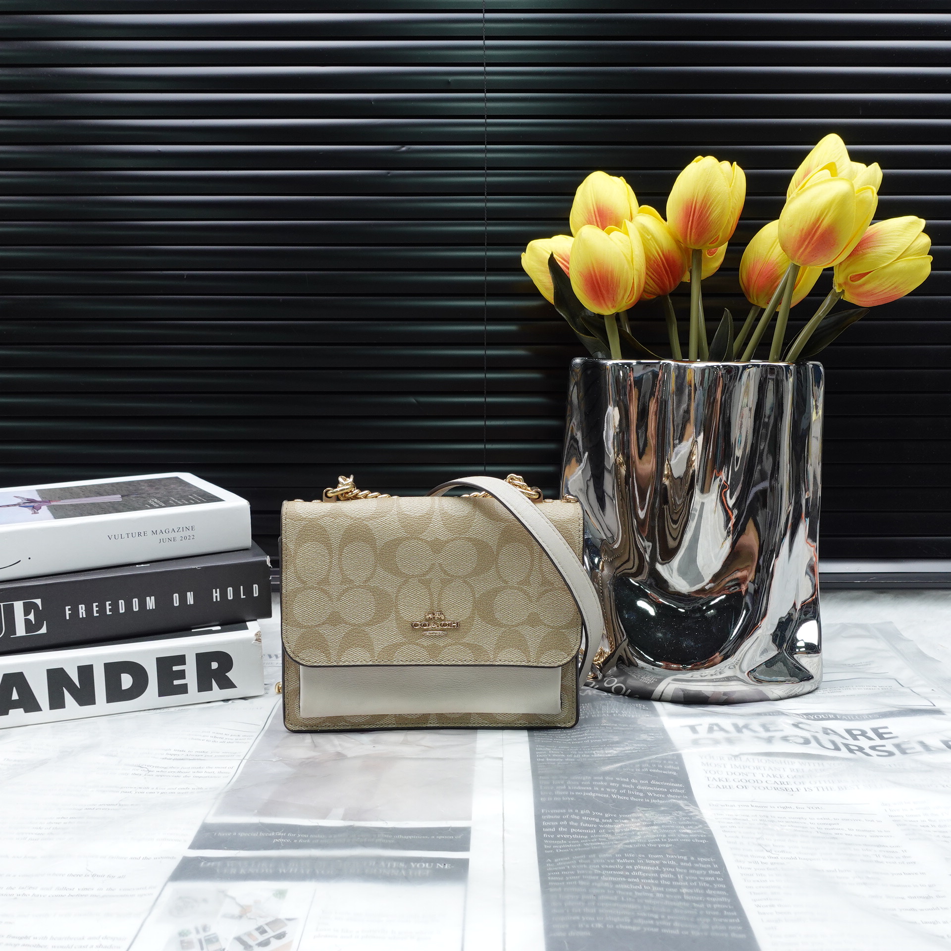 95新 COACH/蔻驰 单肩包/T10280499