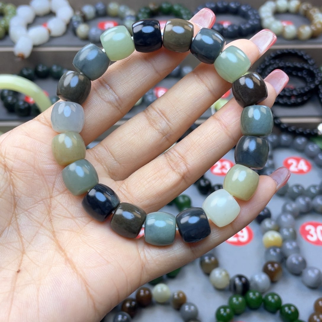 和田玉手链未镶嵌