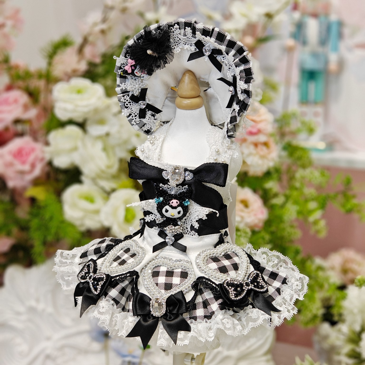 原创设计宠物服装定制库洛米黑色