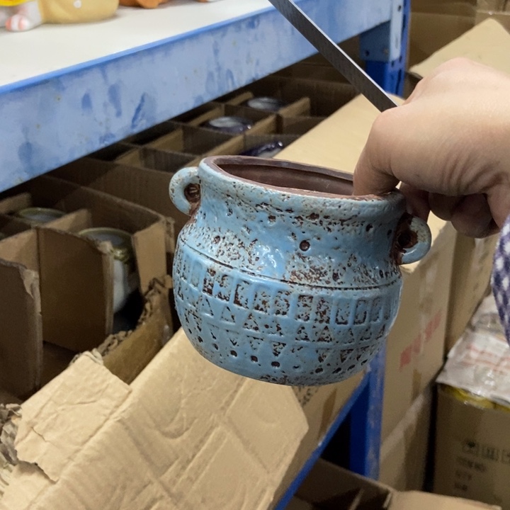 陶瓷花盆单场满9.9发9*9