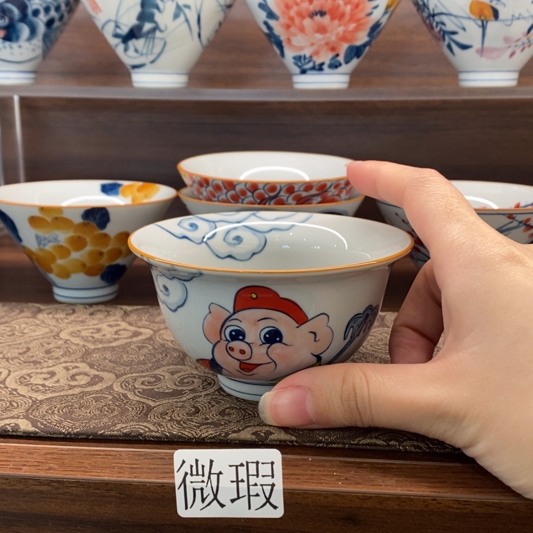 釉下彩手工绘制手工绘制