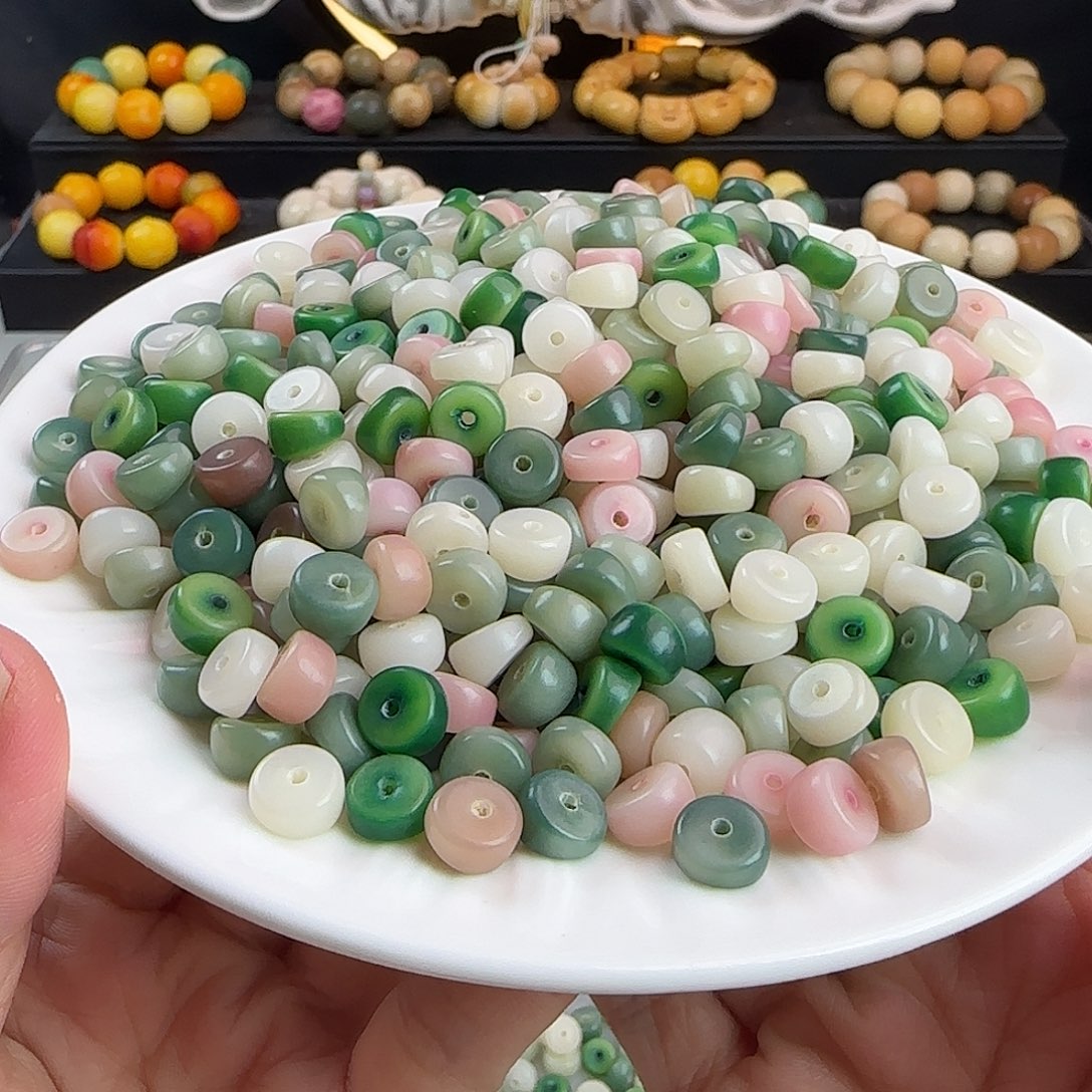 吊坠菩提根/象牙果微瑕卡9蜜桃多宝小肠100卡牌➕50备珠