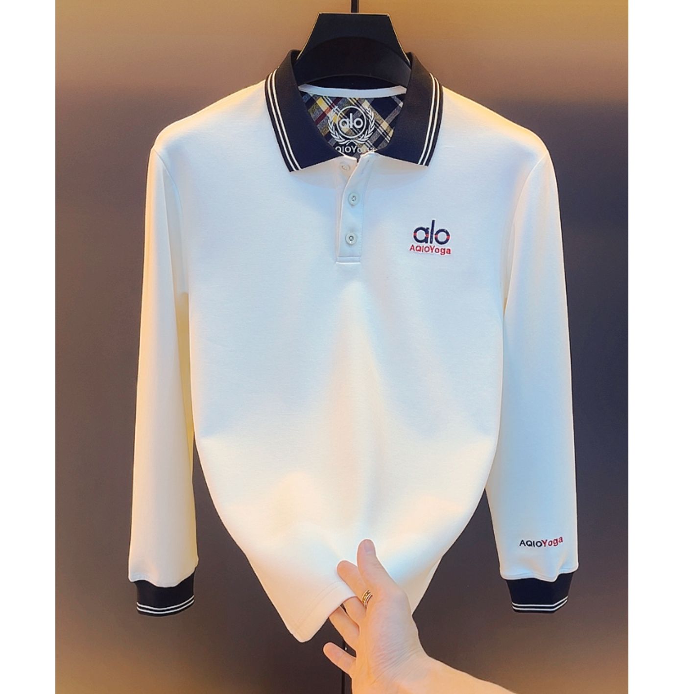 2025秋冬新款男士时尚百搭经典POLO刺绣上衣2585