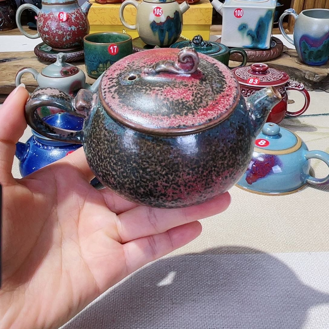 壶禹州钧瓷艺术作品