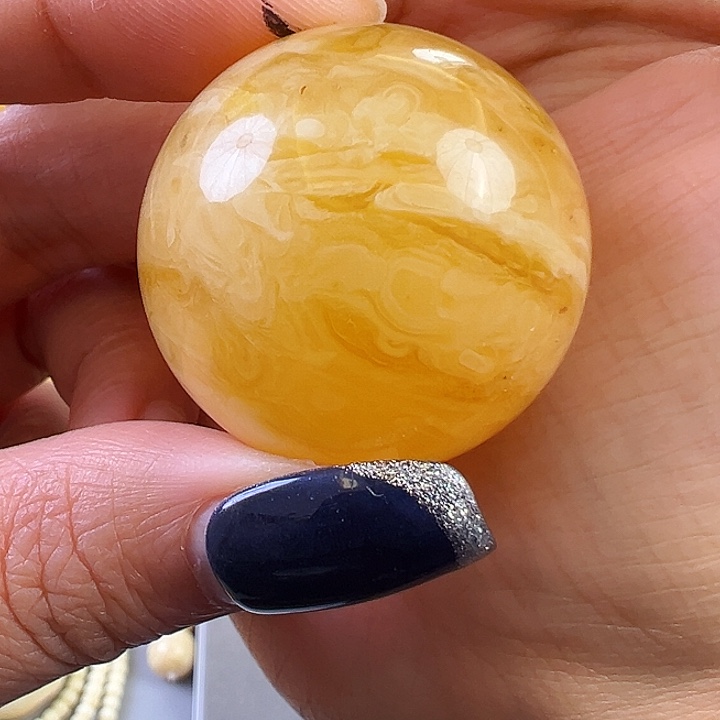 蜜蜡颈饰未镶嵌蜜蜡