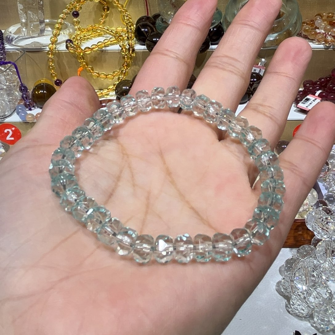 非金属蓝托帕7手串