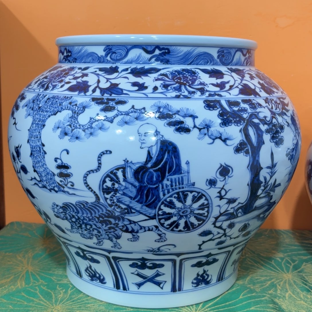 仿元鬼谷子下山大罐