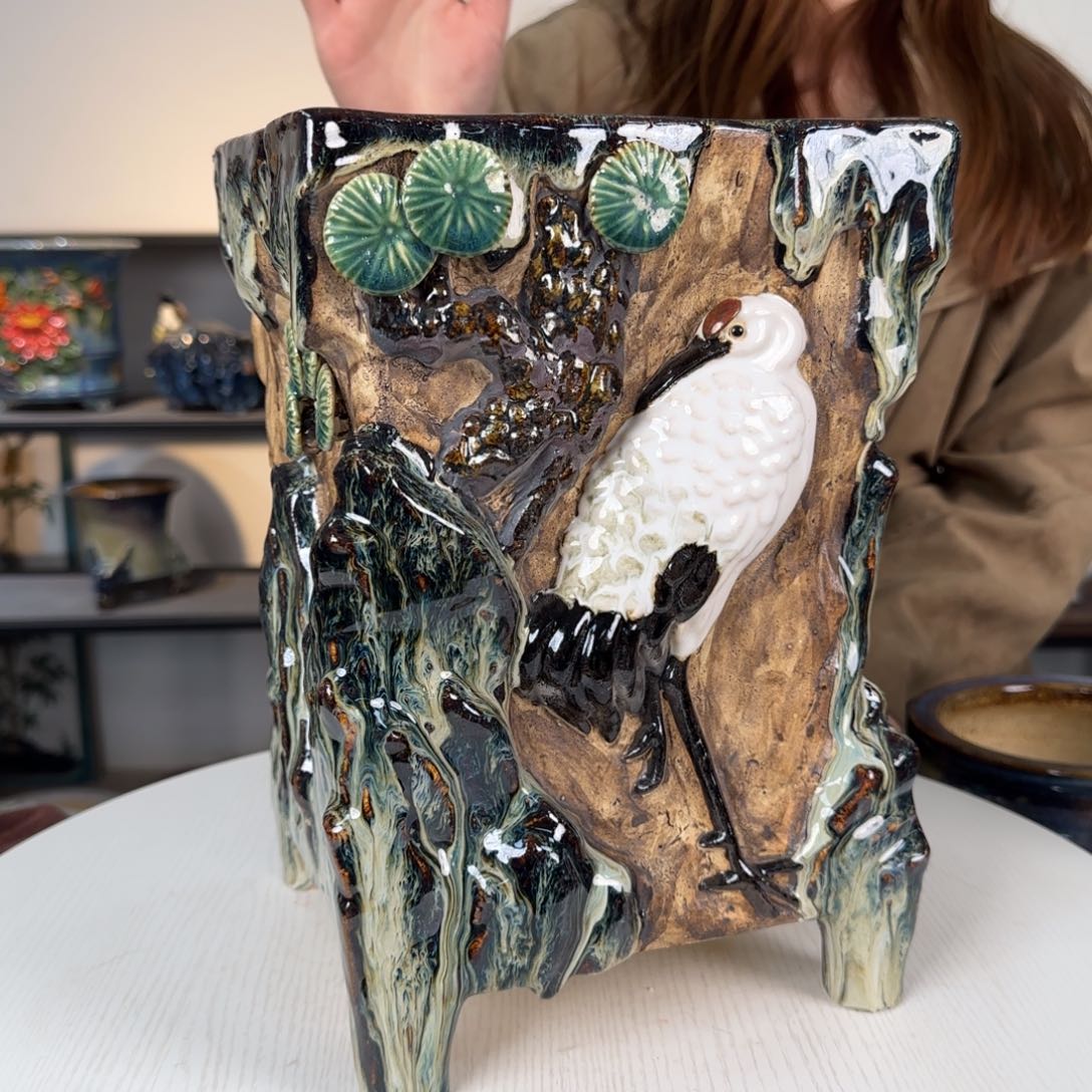 陶瓷今****！一风堂工厂石湾盆