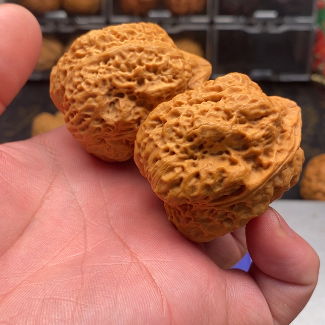 吊坠文玩核桃骨蝉蛤蟆头