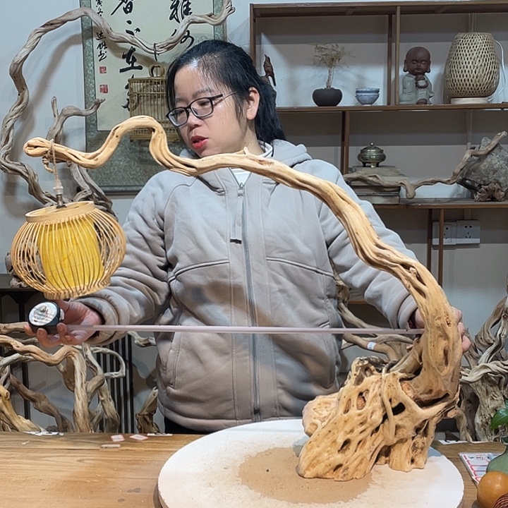 木杜鹃根根艺摆件10