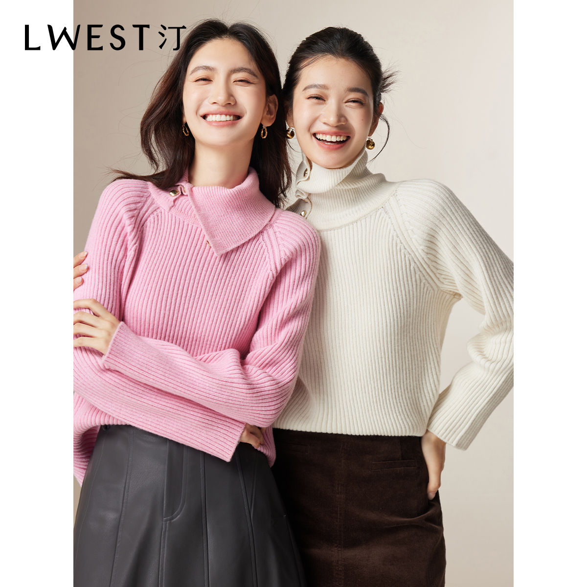 【达人专属】朗文斯汀设计感温柔毛针织衫DTYZ4509B19045