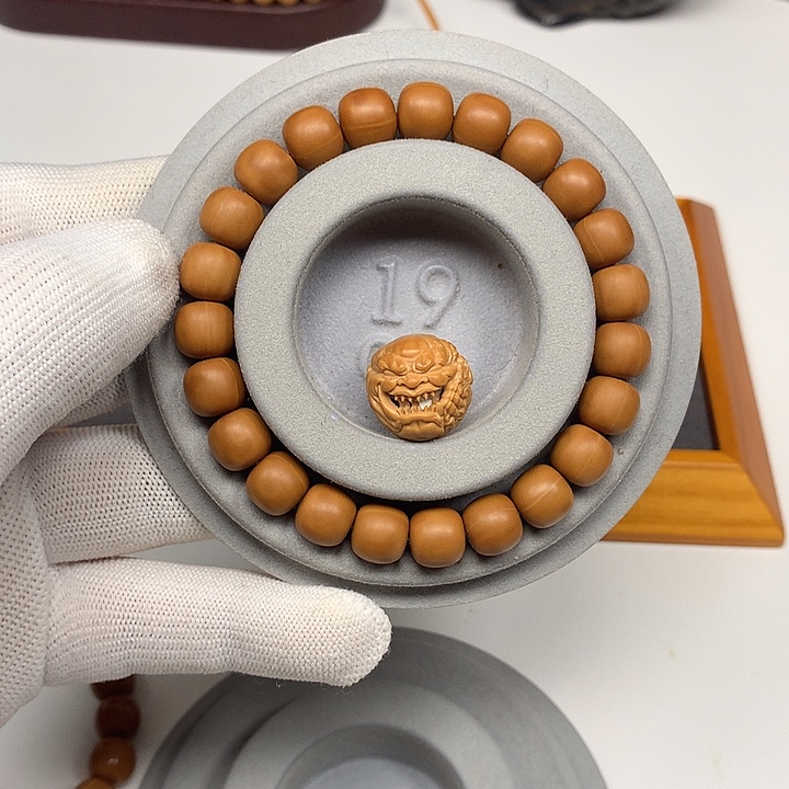 ^***^手串猴头核桃10哑光老型+单颗精雕配饰