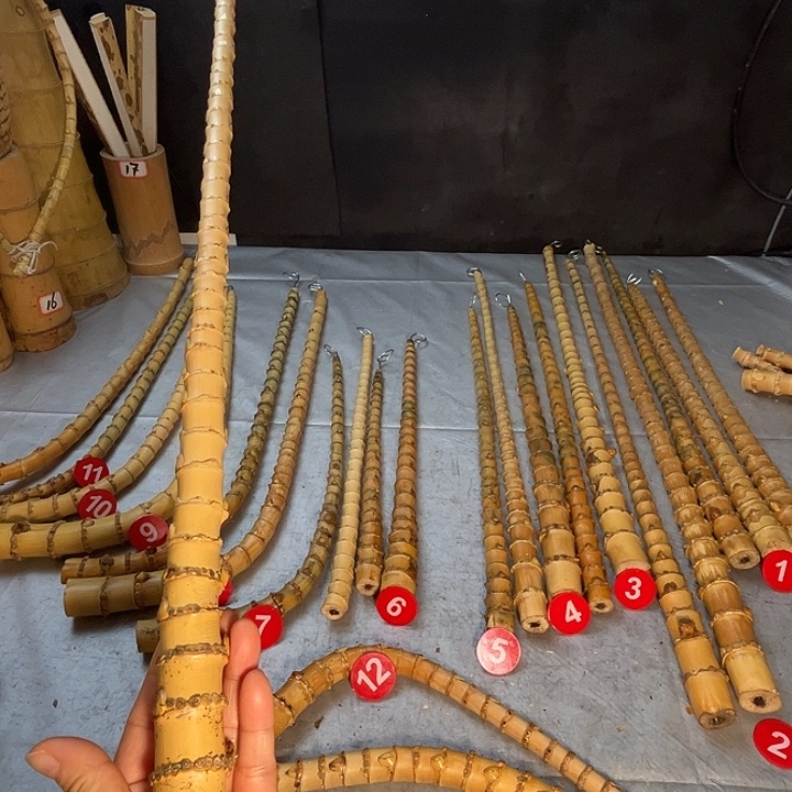 扇子苦竹烟杆半成品