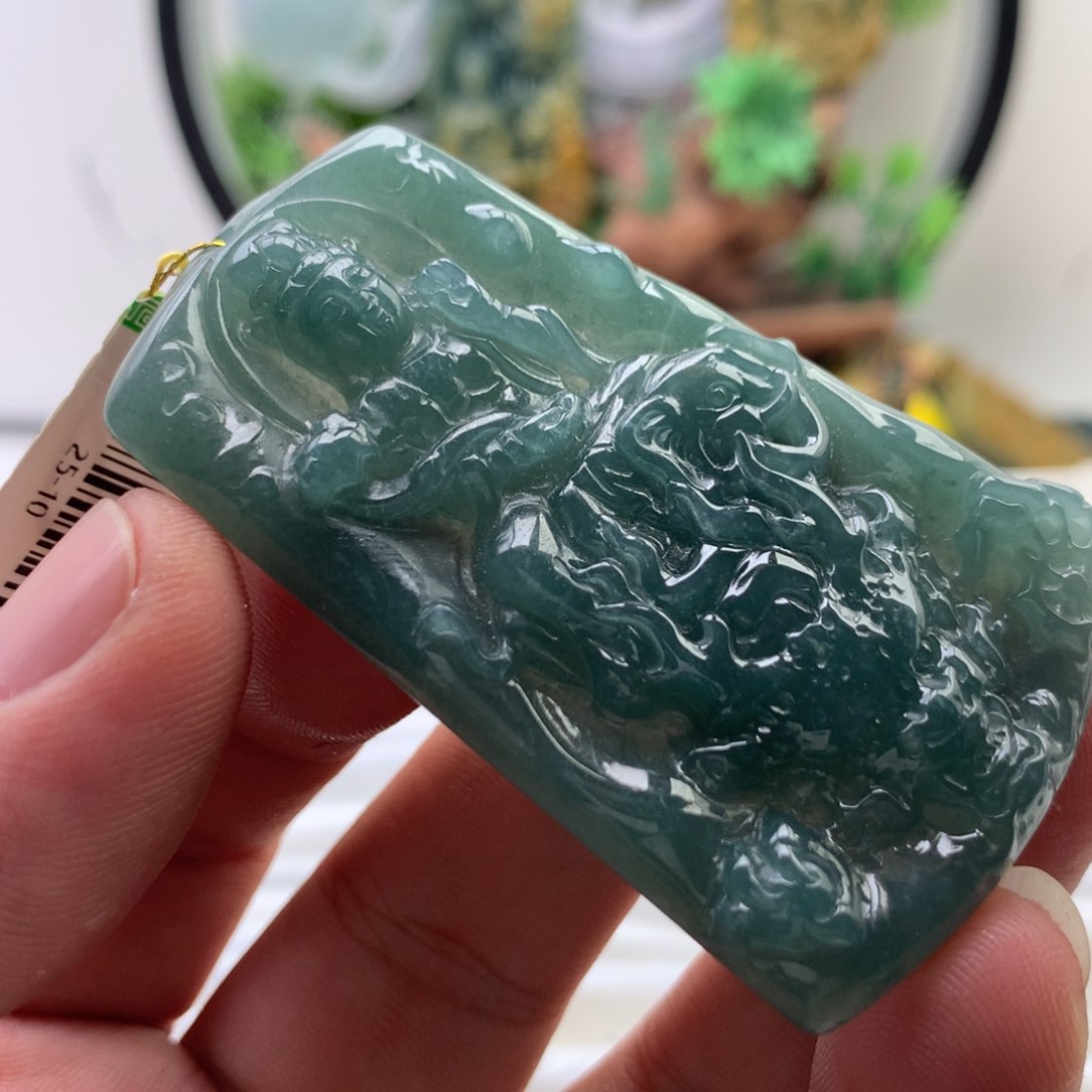 颈饰未镶嵌翡翠普贤