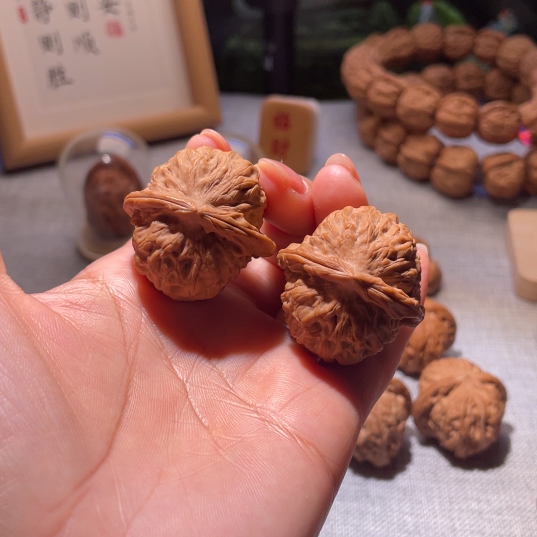 桃核把件36全品石门元宝