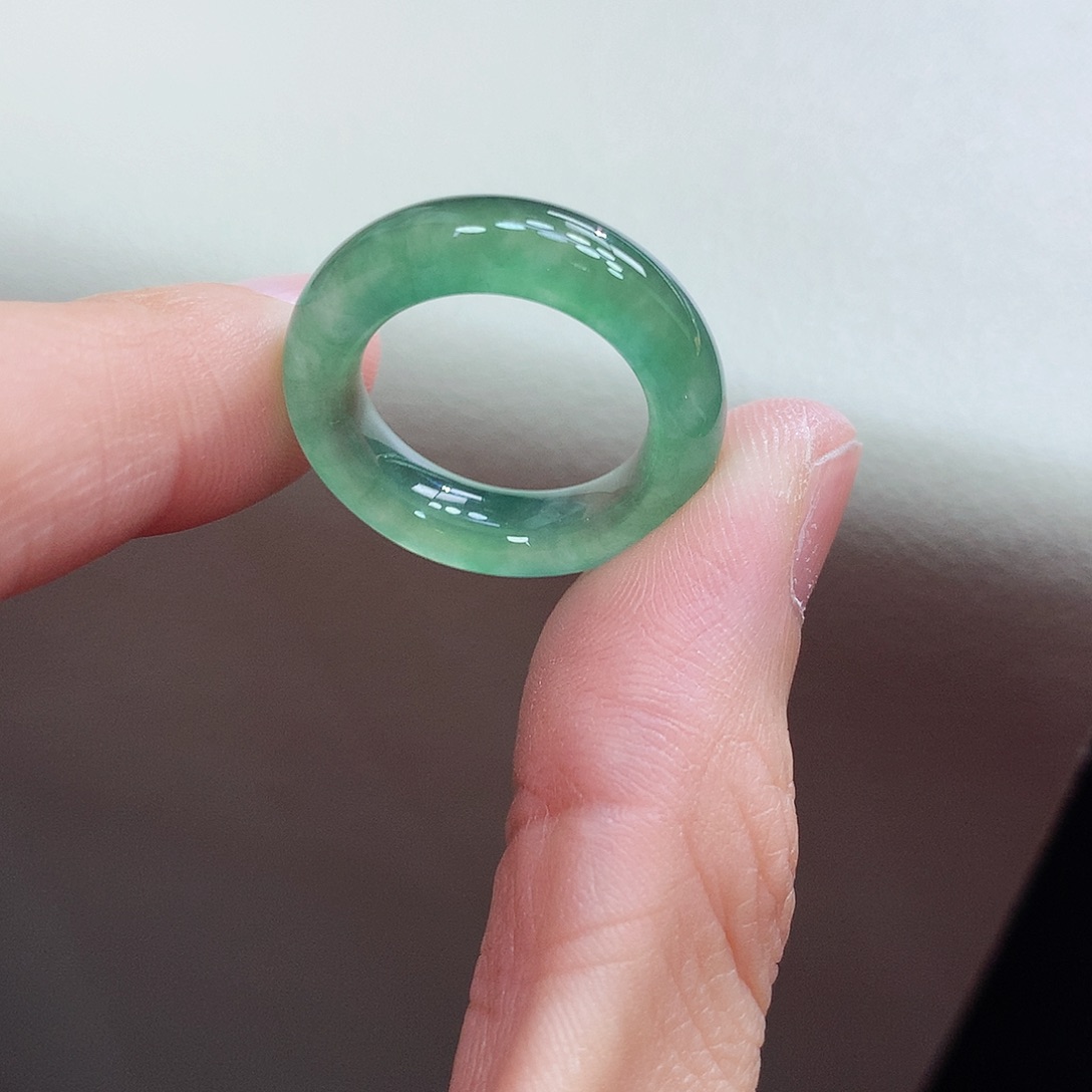 未镶嵌戒圈翡翠10-11号