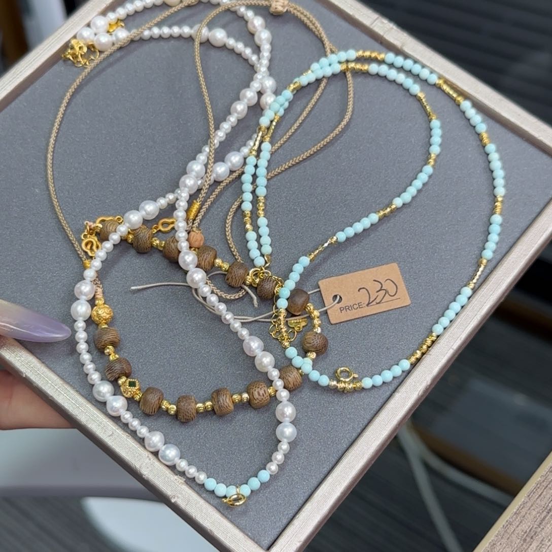 绿松石未镶嵌项链飞***牛项链搭配系列产品