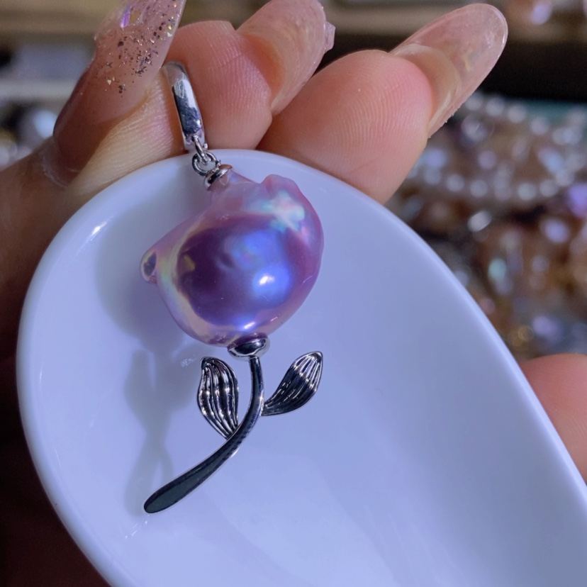 【闪购商品】淡水珍珠天然淡水珍珠合金