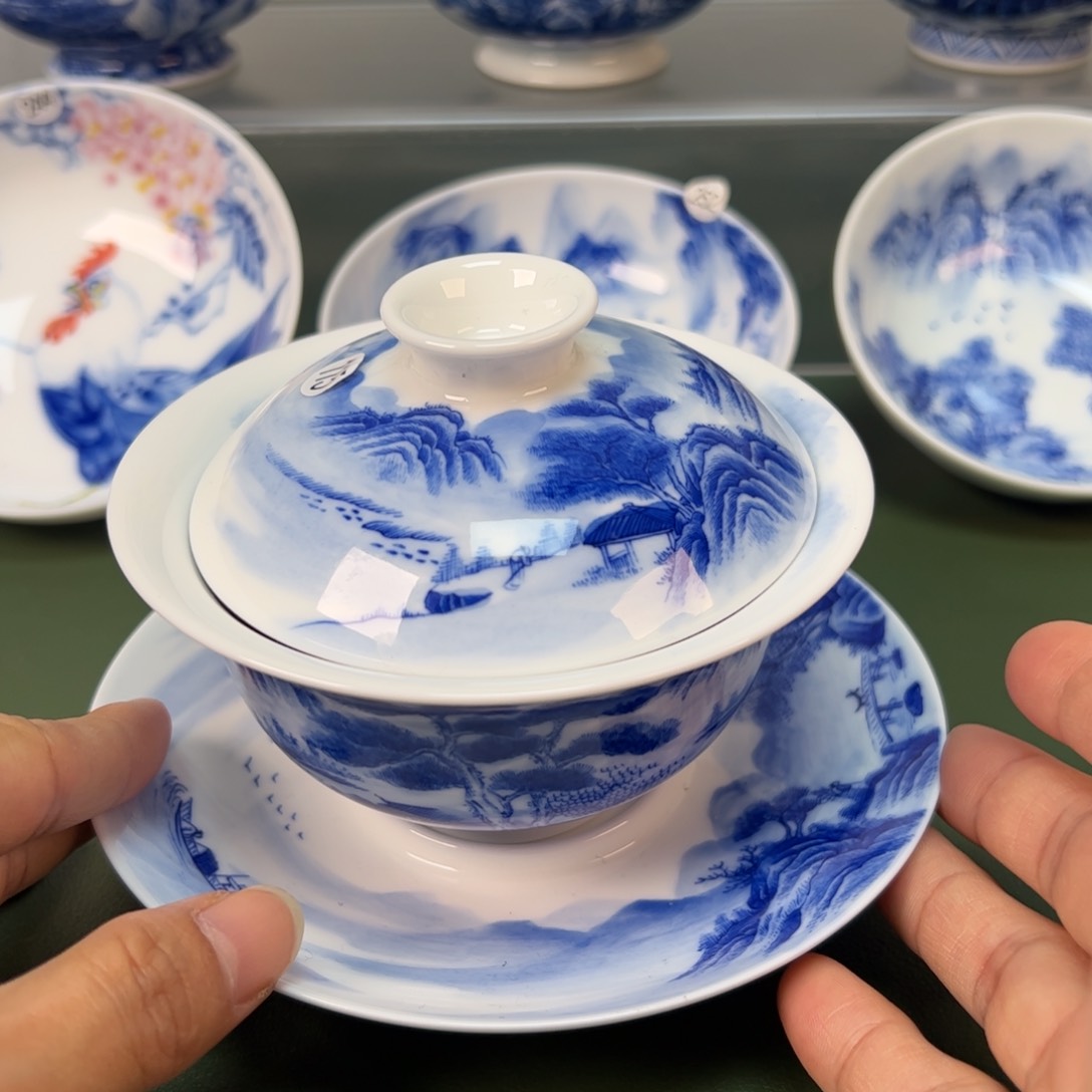杯木木景德镇纯手绘茶具115
