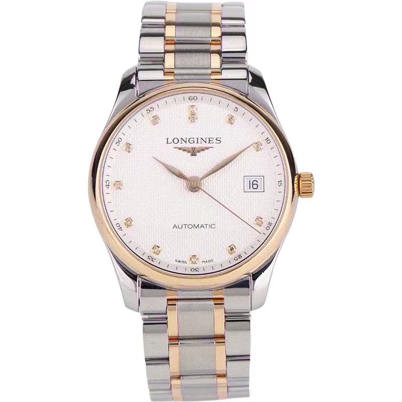99新 Longines/浪琴  L2.518.5.77.7/名匠518黄间金白盘原钻