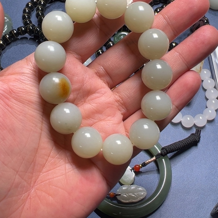 和田玉手链未镶嵌