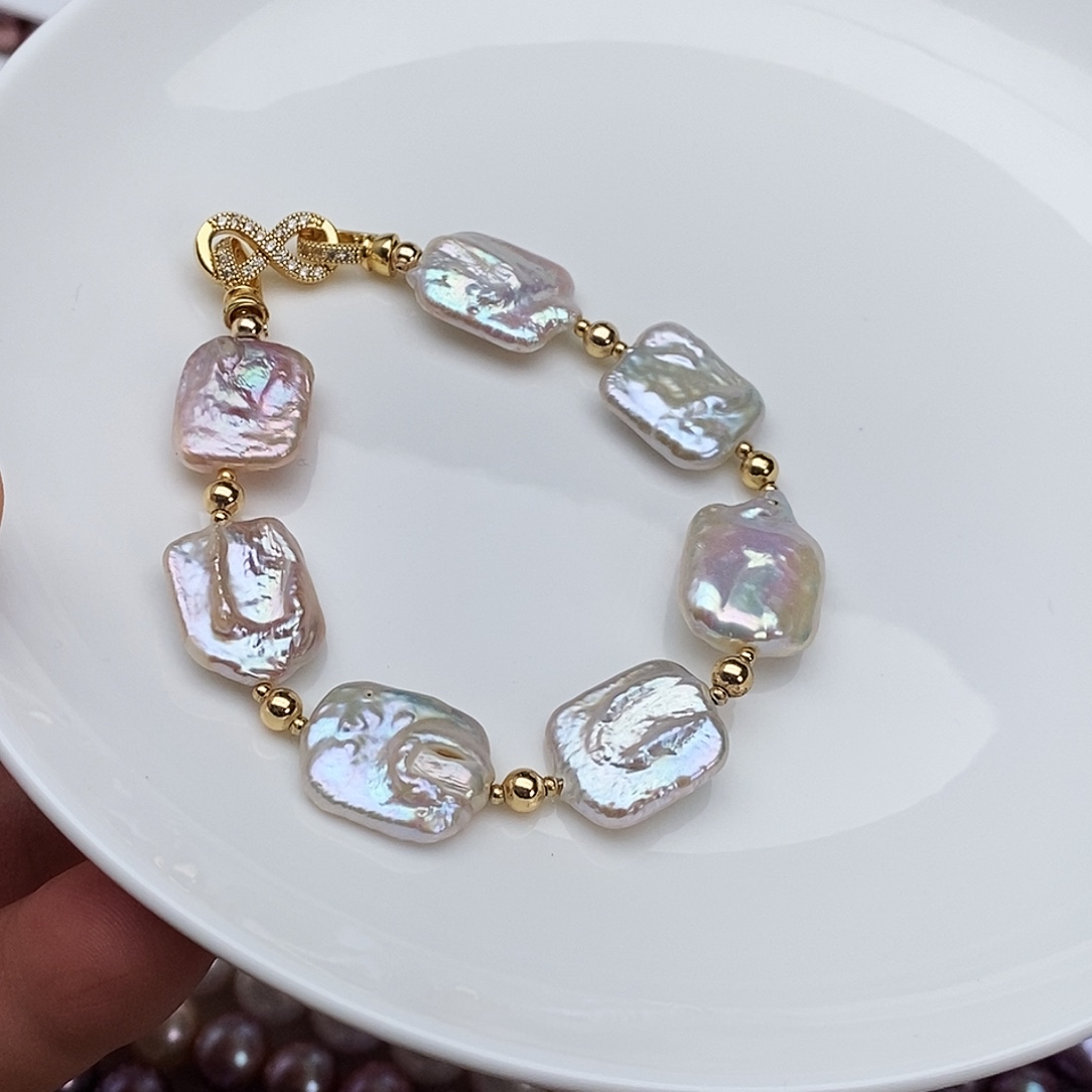 颈饰淡水珍珠银S925镶嵌