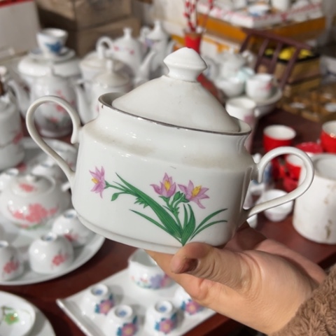 醴陵高温瓷釉下老瓷微瑕