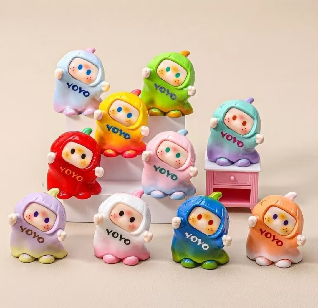 【实色YoYo~】树脂饰品配件萌粒diy桌面摆件