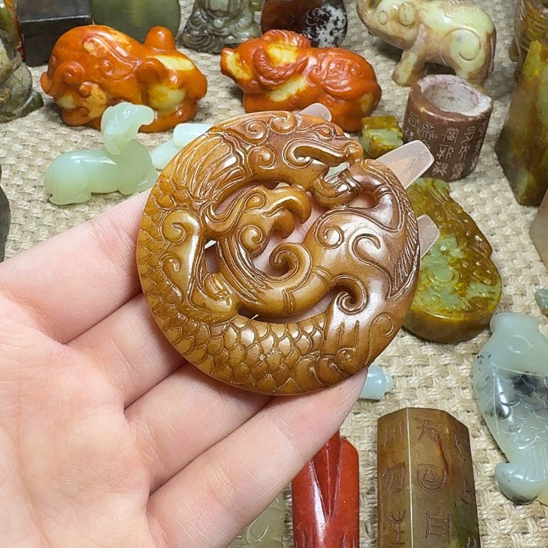 白玉菩提吊坠挂件