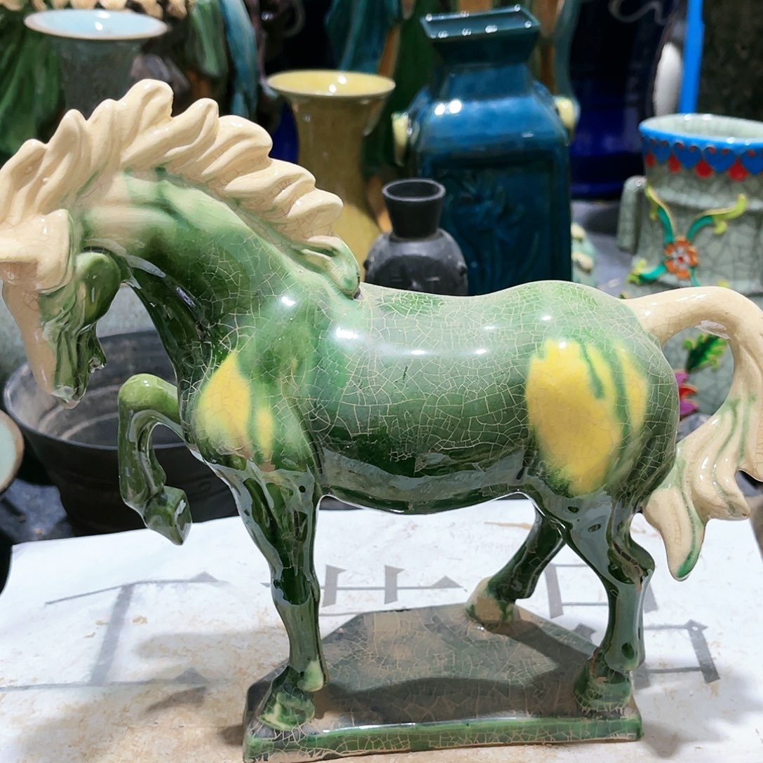 瓦当摆件摆件茶桌茶台陶瓷