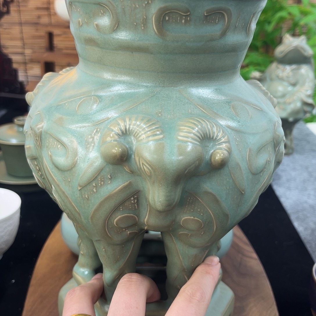 罐仿古k，仿柴三羊樽。。。。。。