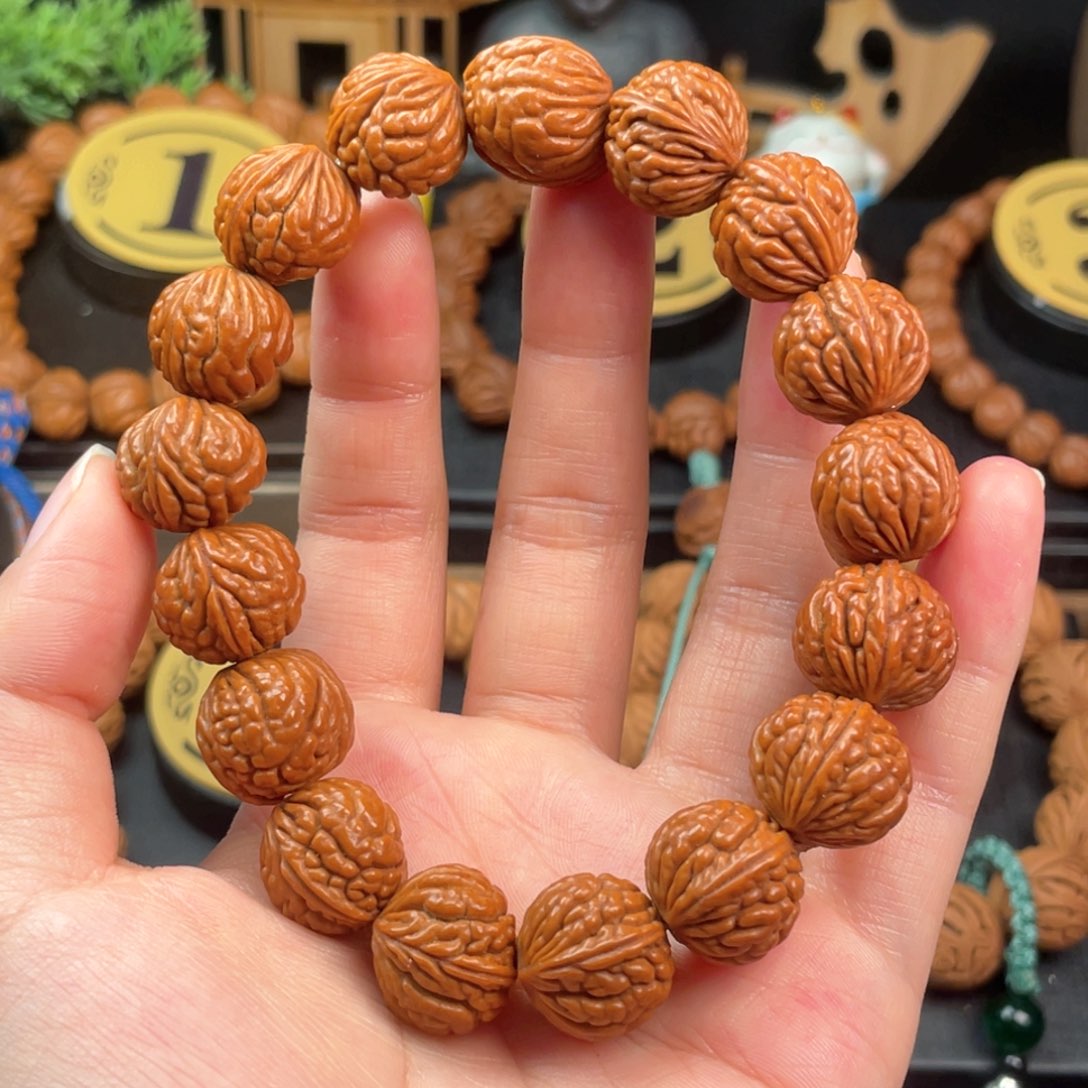 吊坠桃核荔枝纹17