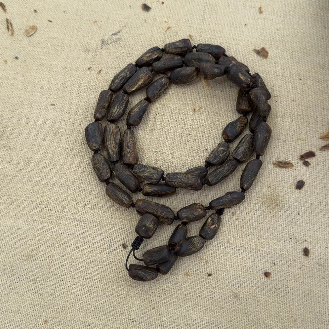 沉香手串绿奇楠沉水留疤多圈约1.0-50多样性发一条