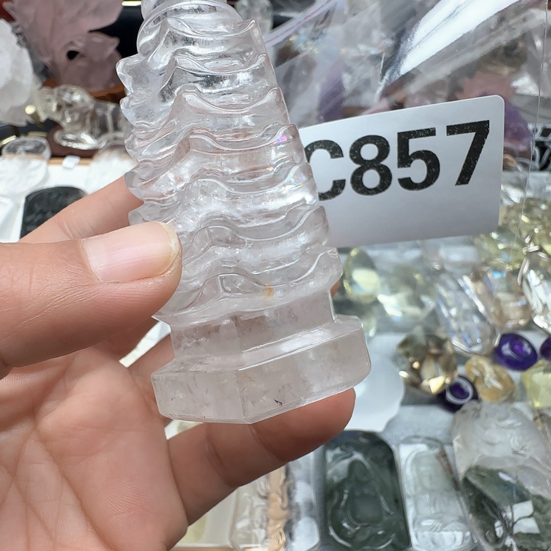 水晶吊坠未镶嵌诗*文昌塔857