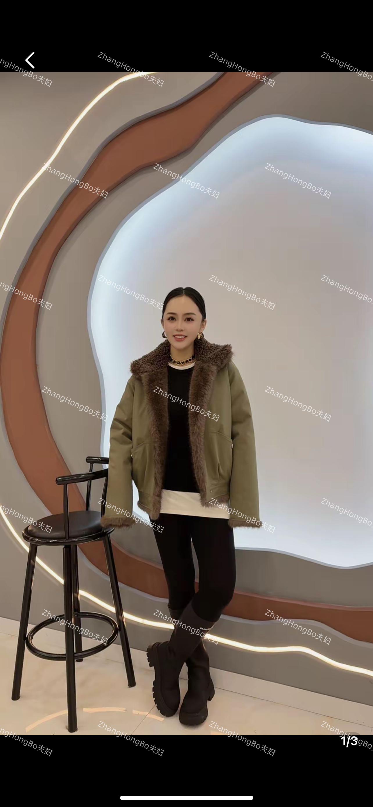 【张洪波夫妇】90127女士高奢潮流百搭外套2511