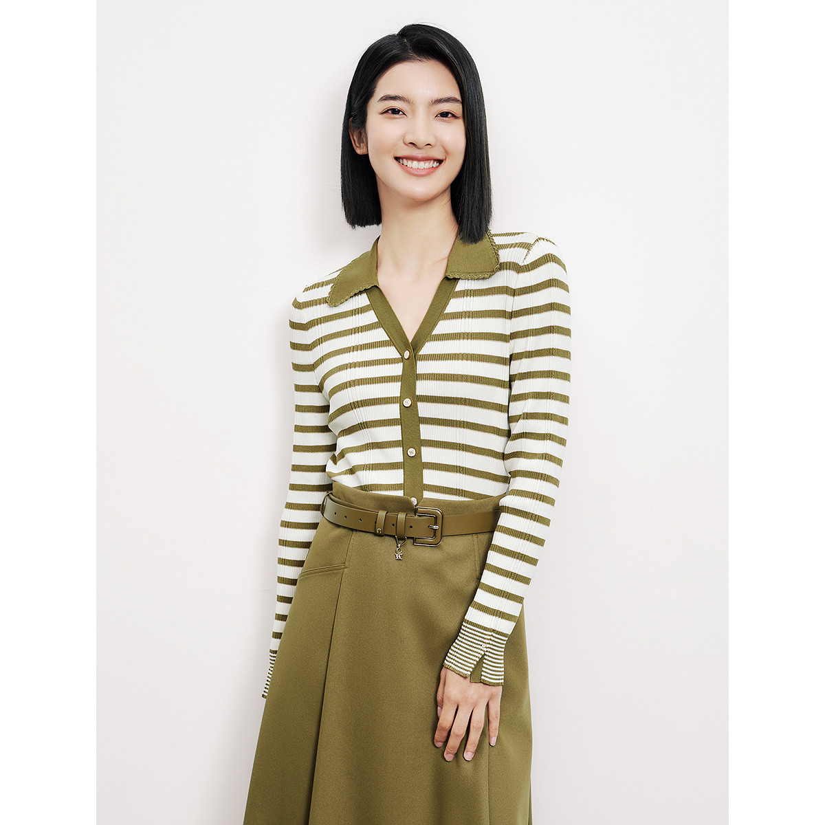 【安雅专属】设计减龄针织衫女EZ02033W0 EZ02035E1 EZ02034G1