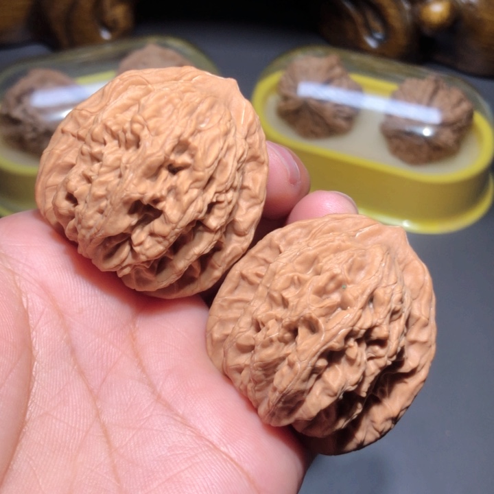 文玩核桃把件40.5麦虎